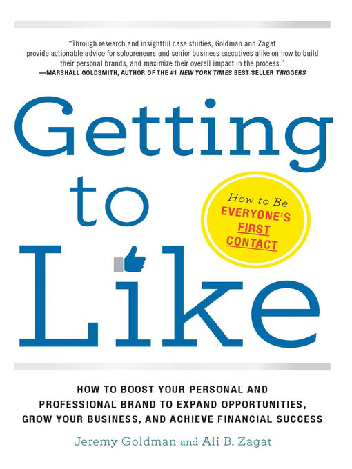 Title details for Getting to Like by Jeremy Goldman - Available